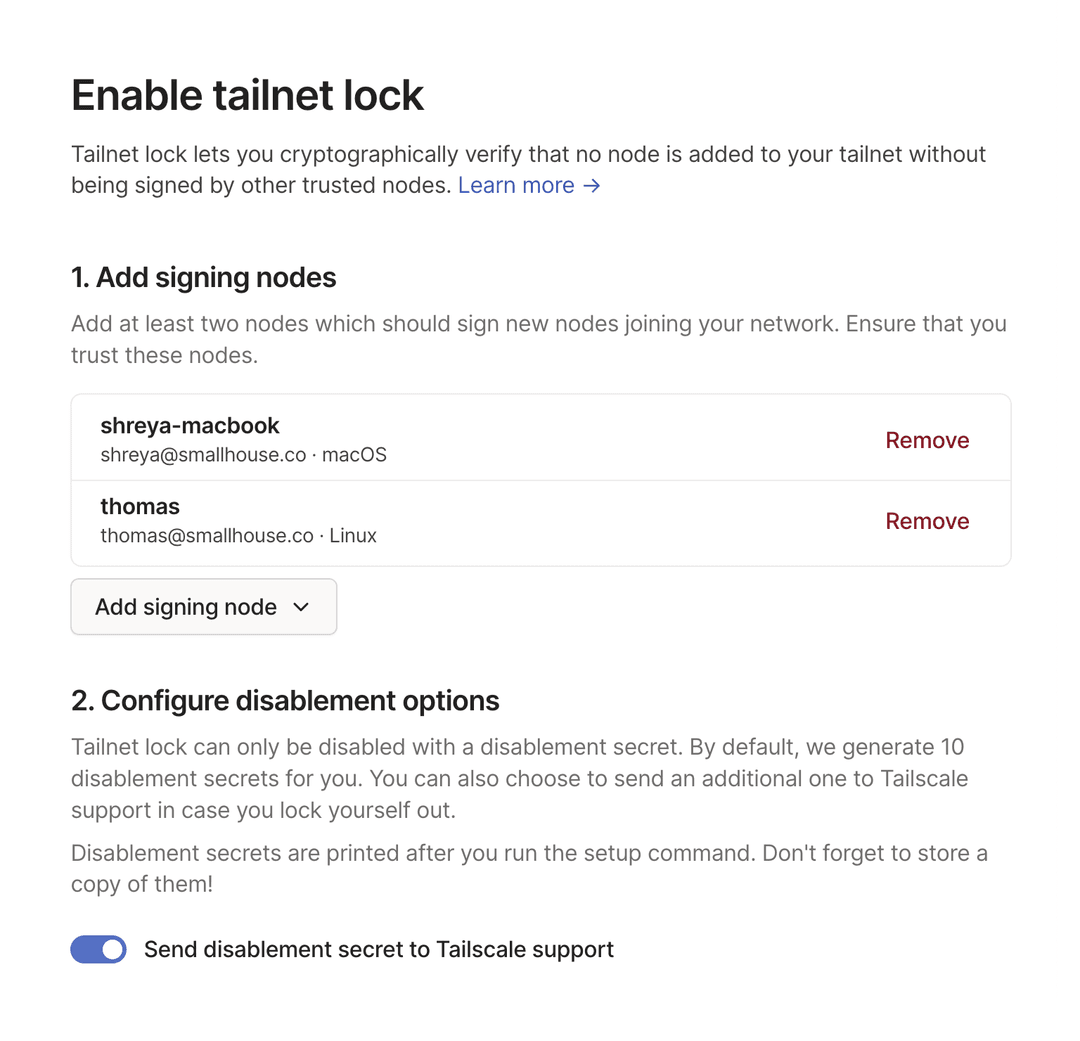 Enable Tailnet Lock UI