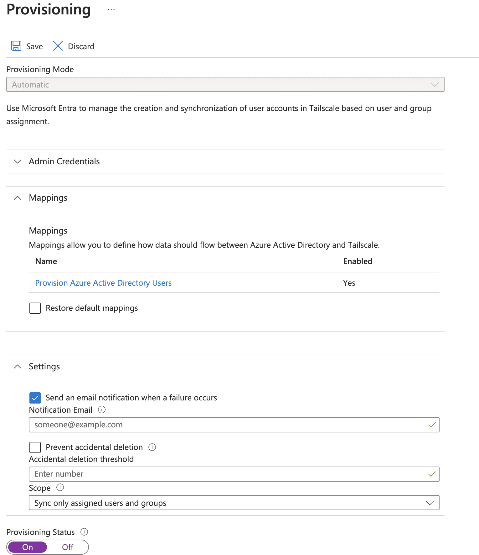Provision Microsoft Entra ID