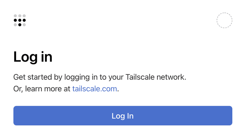 The Synology login prompt.